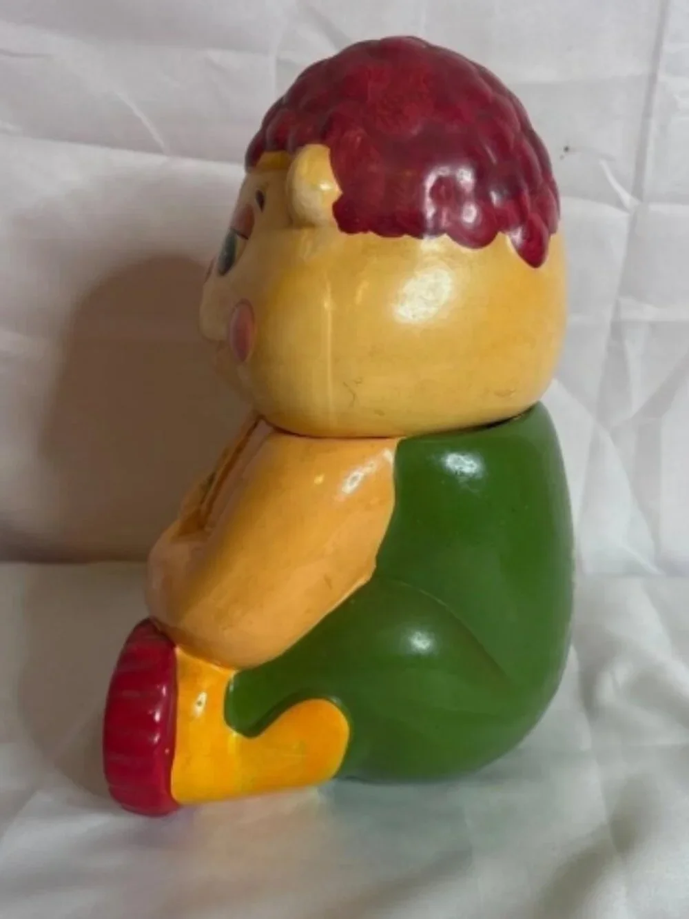 Vintage Frookie The Good For You Cookie Mascot Ceramic Cookie Jar - Rare 1980s